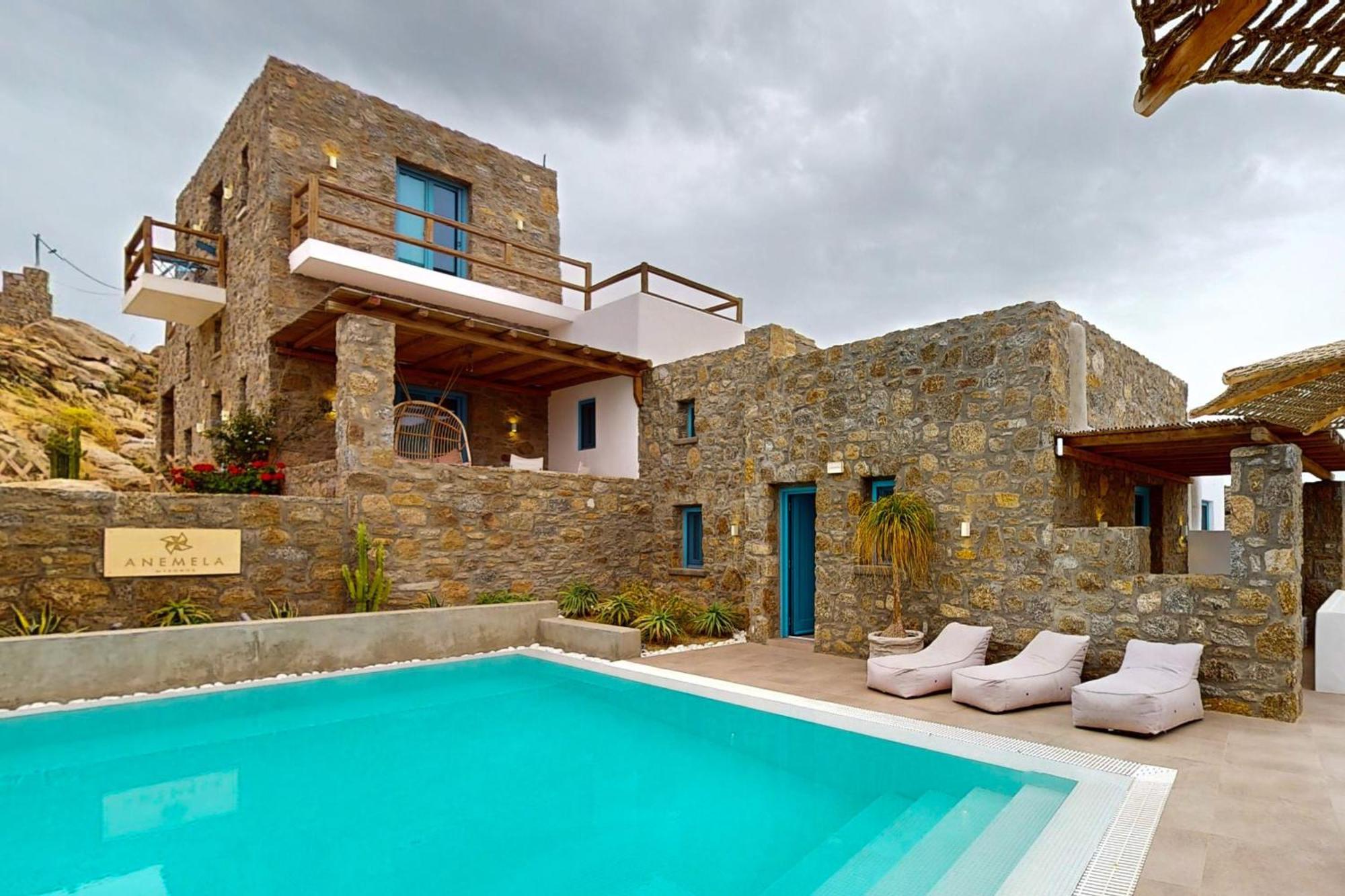 Anemela Villas & Suites Mykonos 애그라리 외부 사진